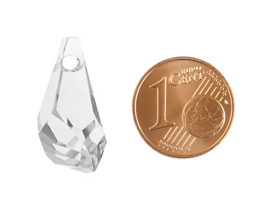 Swarovski Polygon Tropfen 6015 Größenvergleich